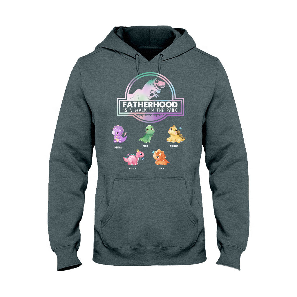 Être père, c'est comme marcher - Cadeau pour papa, grand-père - T-shirt et sweat à capuche personnalisés