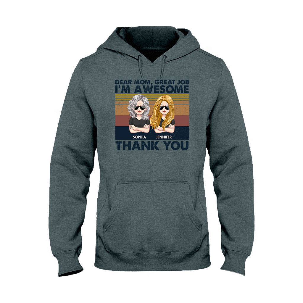Chère maman, super boulot, je suis génial(e) ! - T-shirt et sweat à capuche personnalisés pour la fête des mères