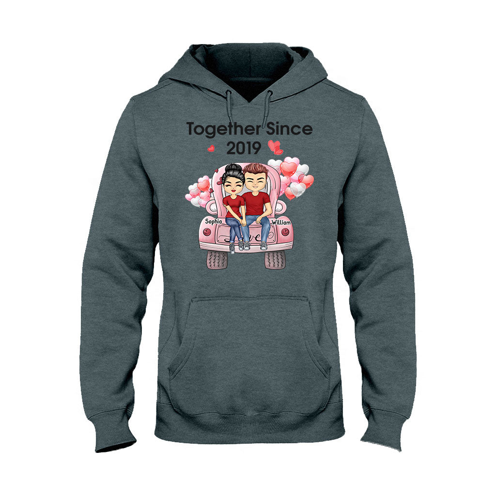 Ensemble depuis - T-shirt et sweat à capuche personnalisés pour couples