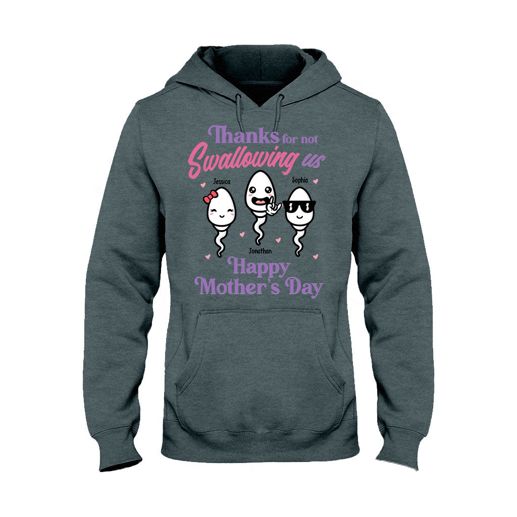 Merci de ne pas nous avoir avalés - T-shirt et sweat à capuche personnalisés pour la fête des mères
