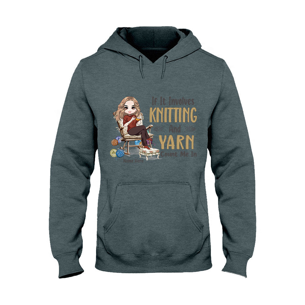 Si ça implique du tricot et de la laine, comptez sur moi ! - T-shirt et sweat à capuche personnalisés en tricot