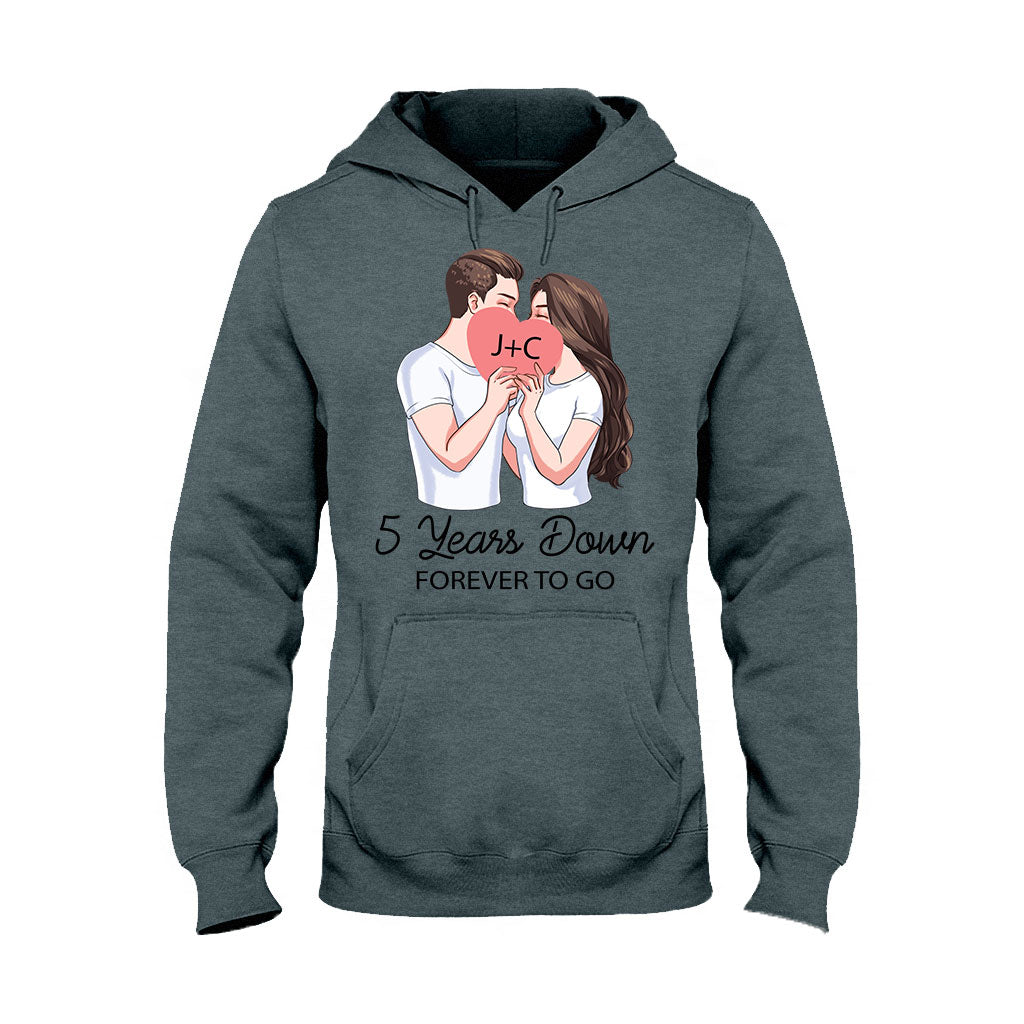Pour toujours ensemble - T-shirt et sweat à capuche personnalisés pour couples