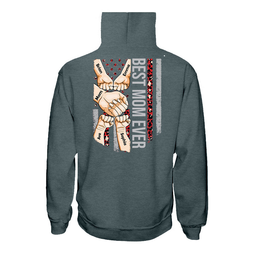 Meilleure maman du monde - T-shirt et sweat à capuche personnalisés pour la fête des mères