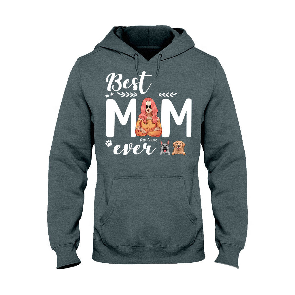Best Dog Mom Ever - Personalized T-shirt and Hoodie