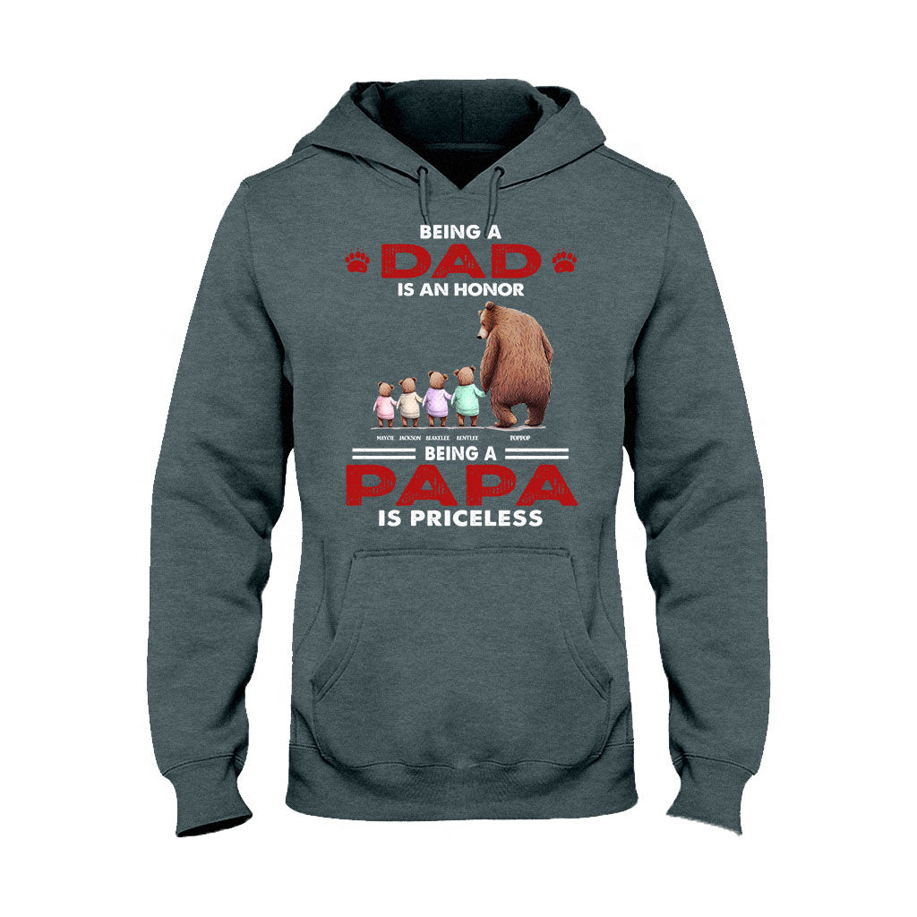 Papa Ours Inestimable - T-shirt et sweat à capuche personnalisés pour la fête des pères - Grand-père