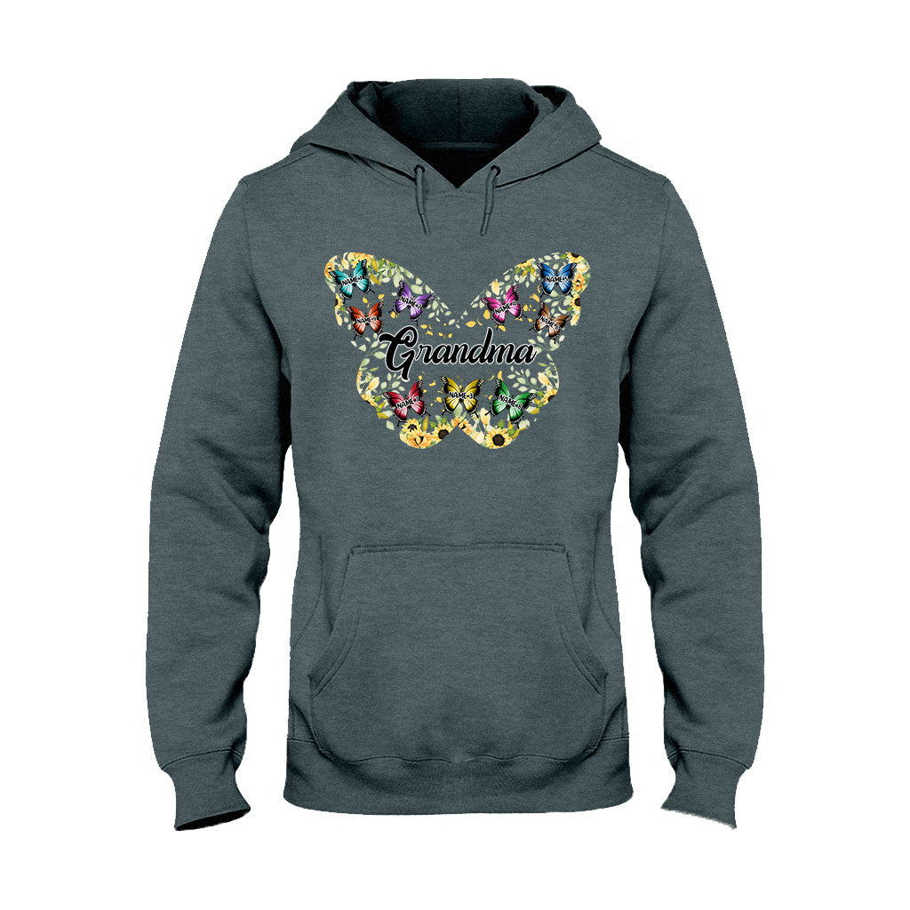 On t'aime - T-shirt et sweat à capuche personnalisés pour grand-mère