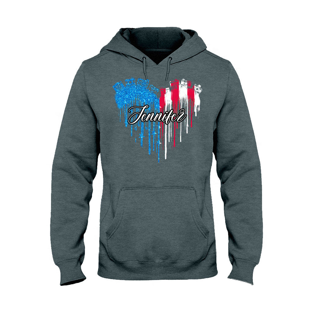 J'adore la photographie - T-shirt et sweat à capuche personnalisés « J'aime la photographie »