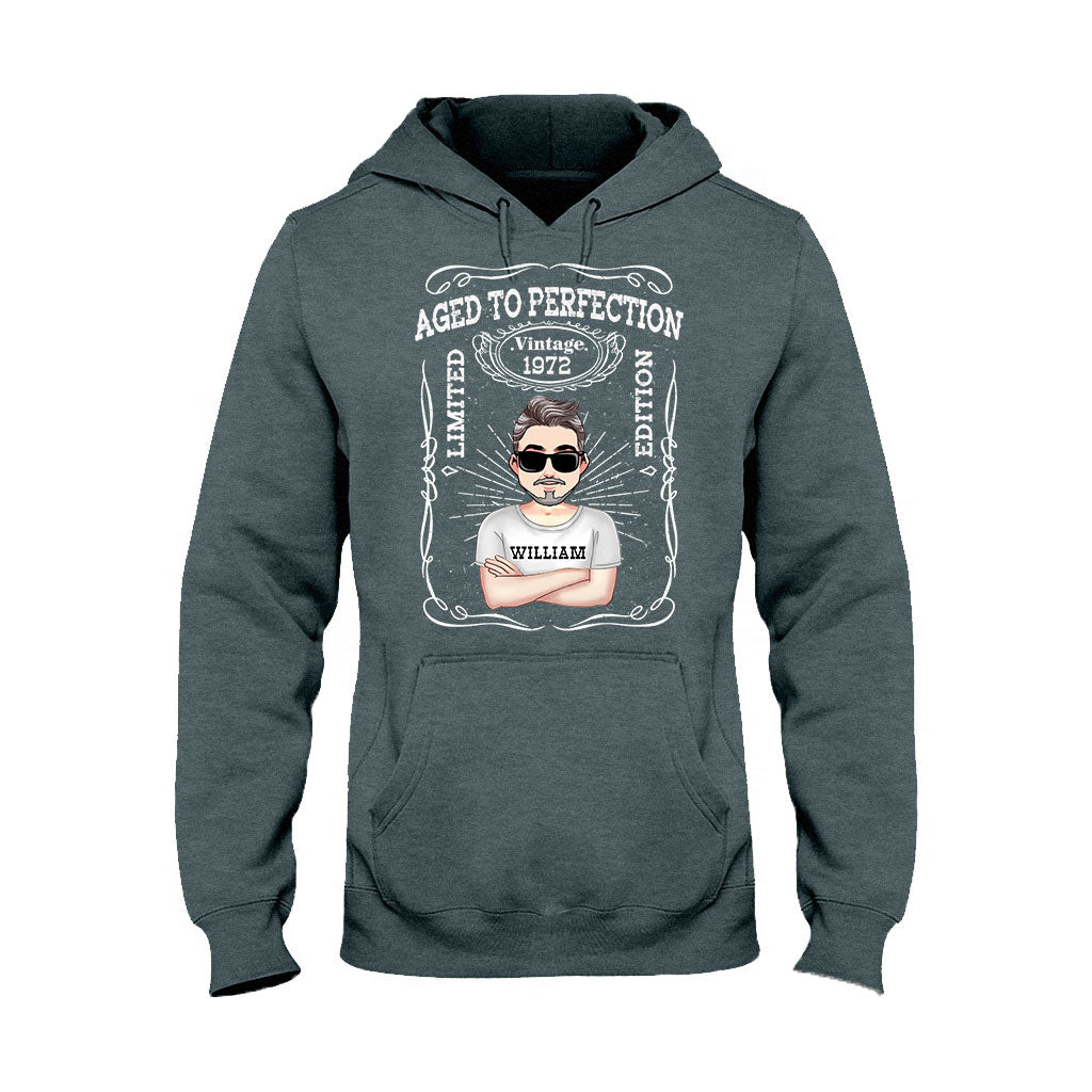 Vieilli à la perfection - T-shirt et sweat à capuche d'anniversaire personnalisés