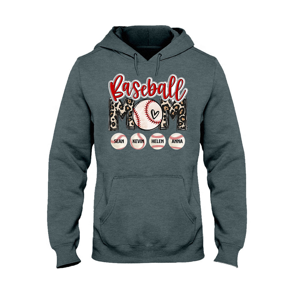 Baseball Mom - Personalized Baseball T-shirt and Hoodie