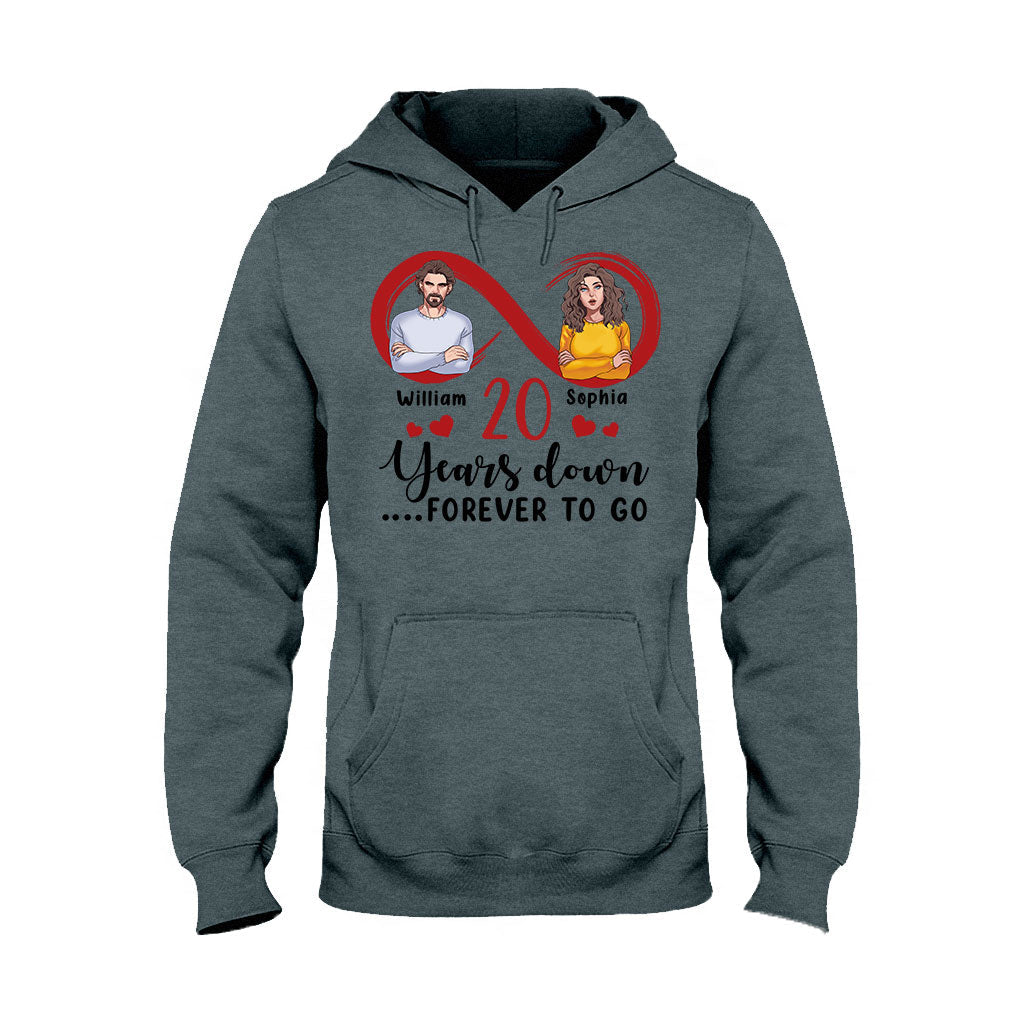 Pour toujours ensemble - T-shirt et sweat à capuche personnalisés pour couples