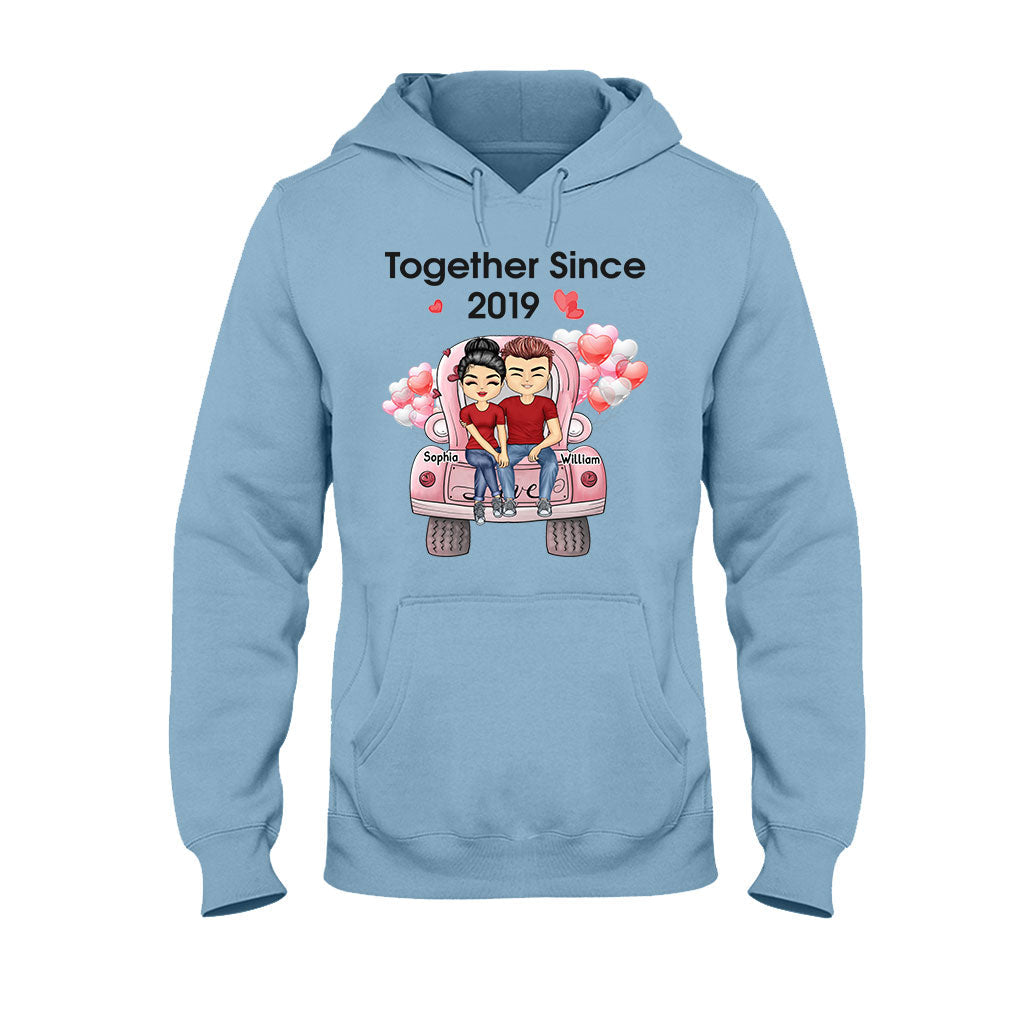 Ensemble depuis - T-shirt et sweat à capuche personnalisés pour couples