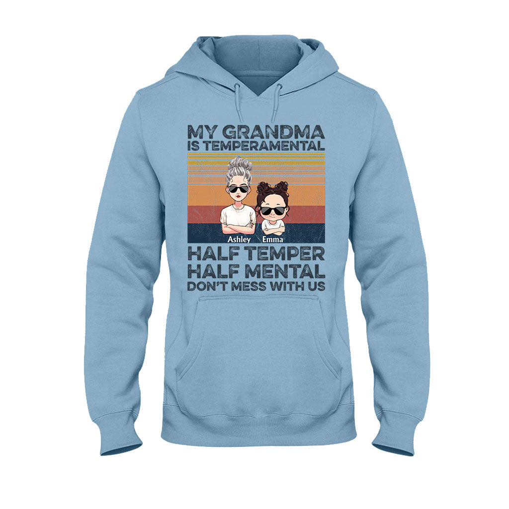 Ma grand-mère a un caractère difficile - T-shirt et sweat à capuche personnalisés pour la fête des mères