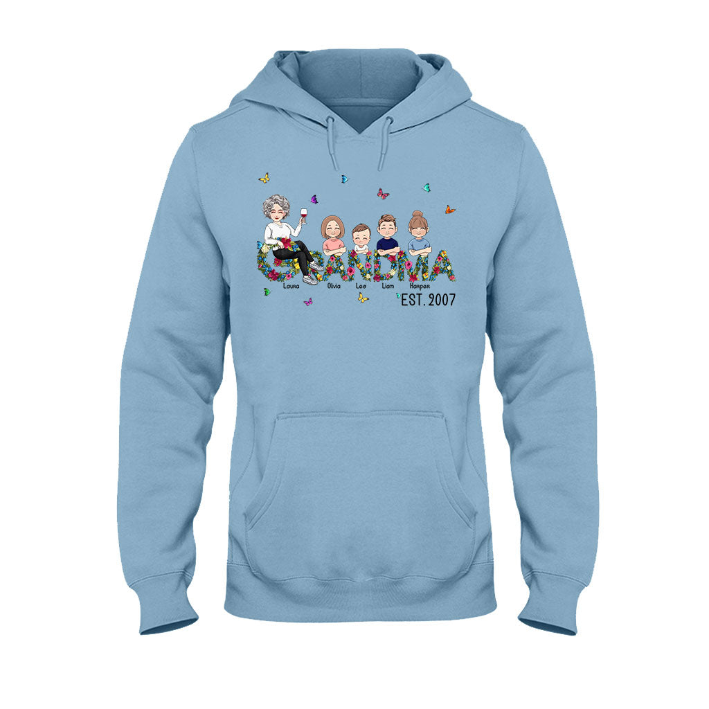 Grand-mère depuis toujours - T-shirt et sweat à capuche personnalisés pour la fête des mères
