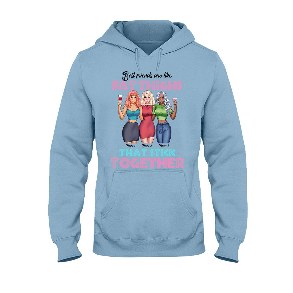 Les meilleures amies sont comme des cuisses bien charnues - T-shirt et sweat à capuche personnalisés pour meilleures amies