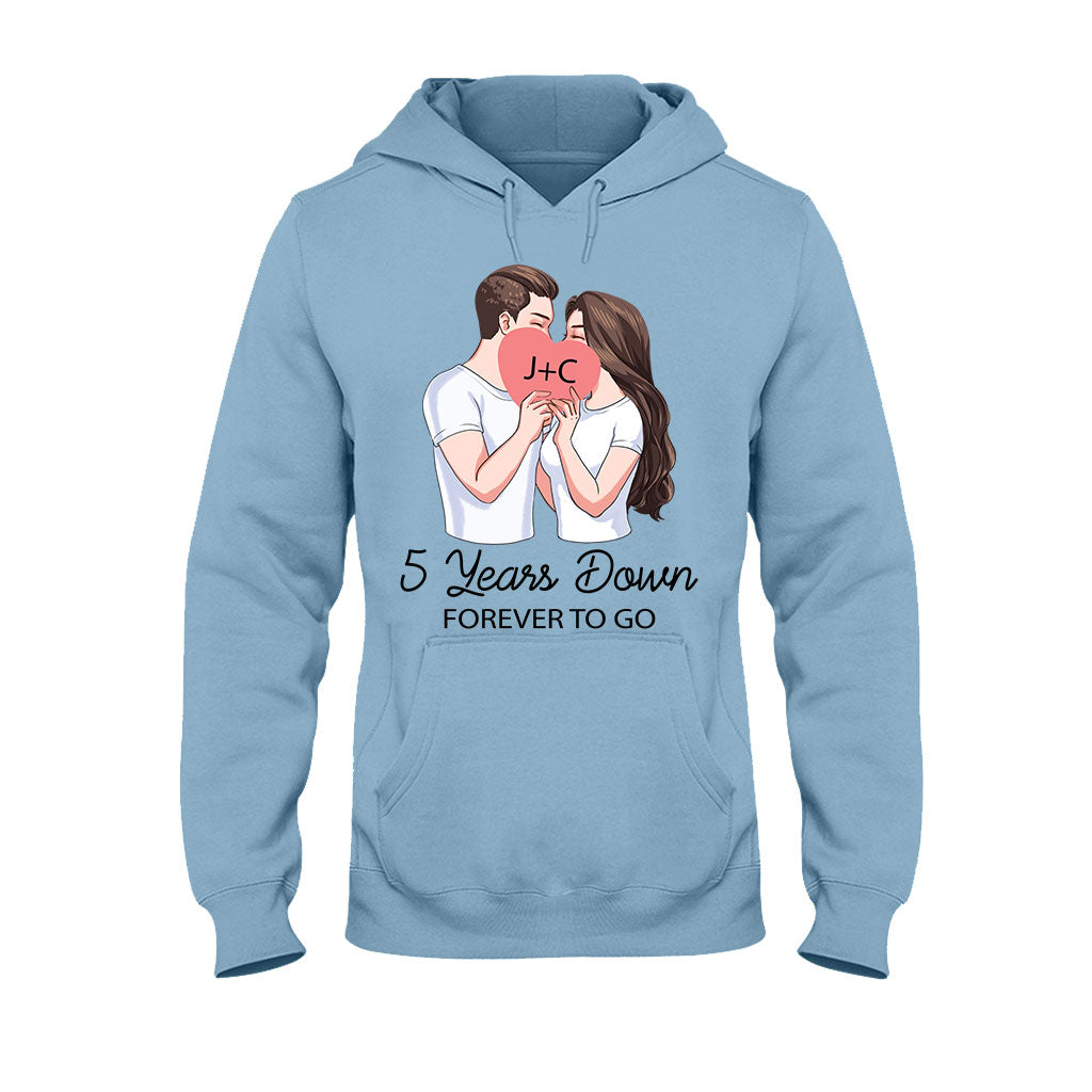 Pour toujours ensemble - T-shirt et sweat à capuche personnalisés pour couples