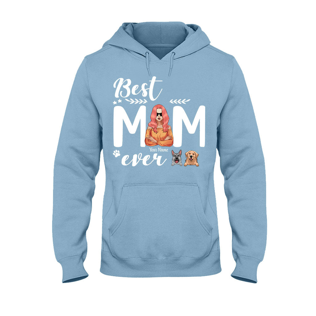 Best Dog Mom Ever - Personalized T-shirt and Hoodie