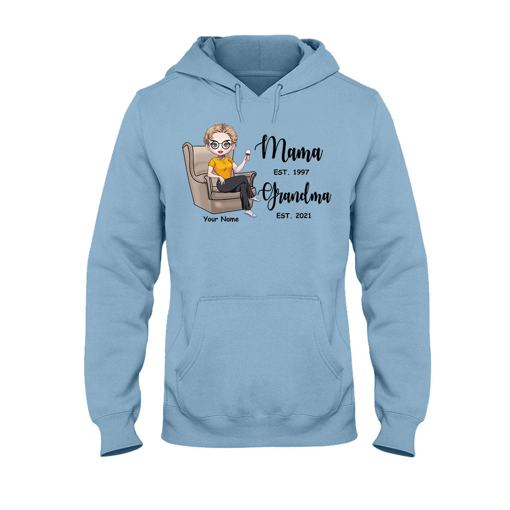 T-shirt et sweat à capuche personnalisés « Maman Est, Grand-mère Est » pour la fête des mères