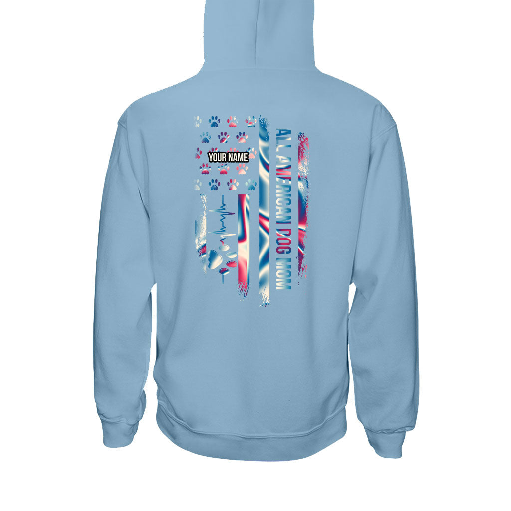 Fière maman de chien - T-shirt et sweat à capuche personnalisés pour la fête de l'Indépendance