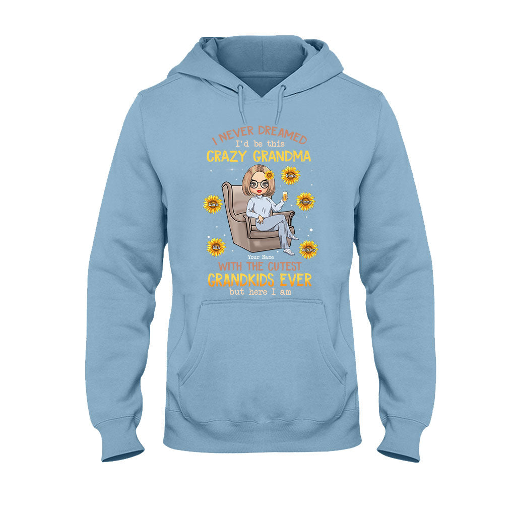 Je n'aurais jamais imaginé être cette grand-mère folle des plus adorables petits-enfants - T-shirt et sweat à capuche personnalisés