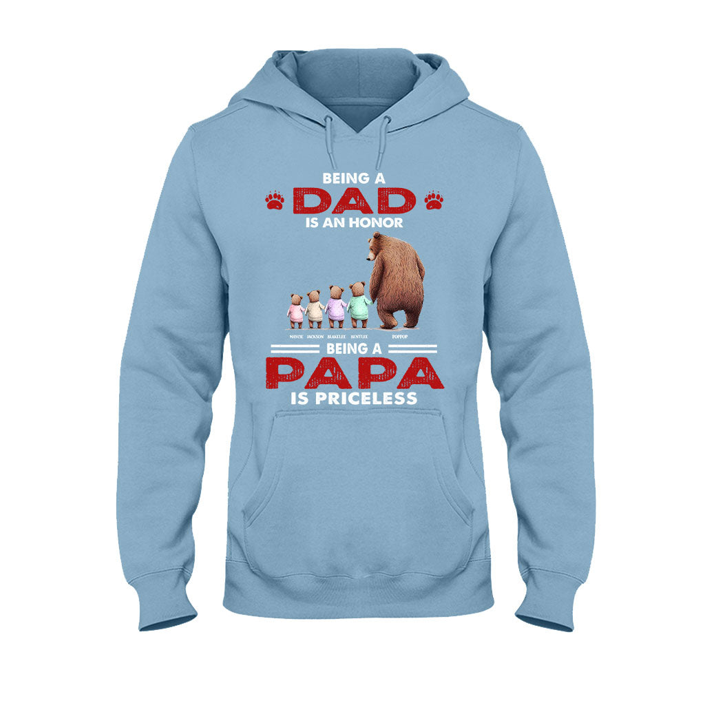 Papa Ours Inestimable - T-shirt et sweat à capuche personnalisés pour la fête des pères - Grand-père