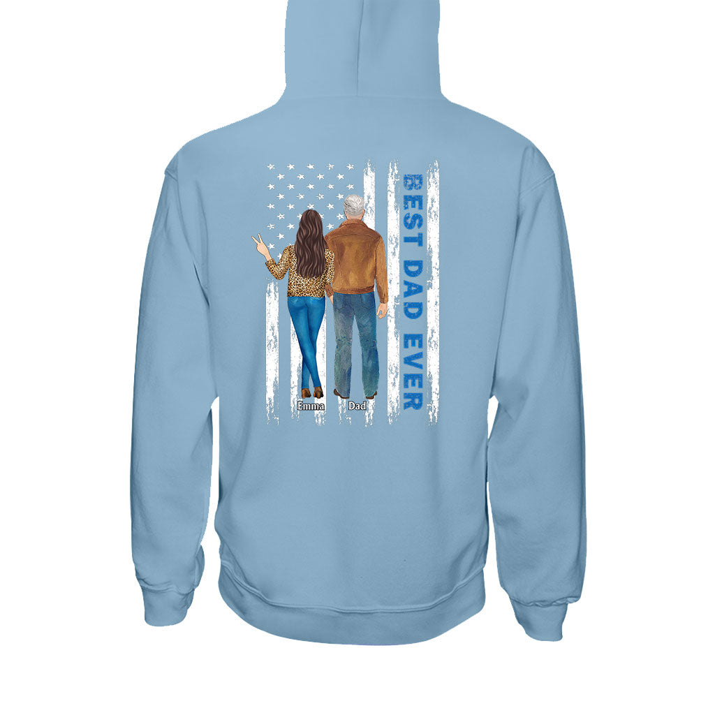 Best Dad Ever - Personalized Father T-shirt and Hoodie