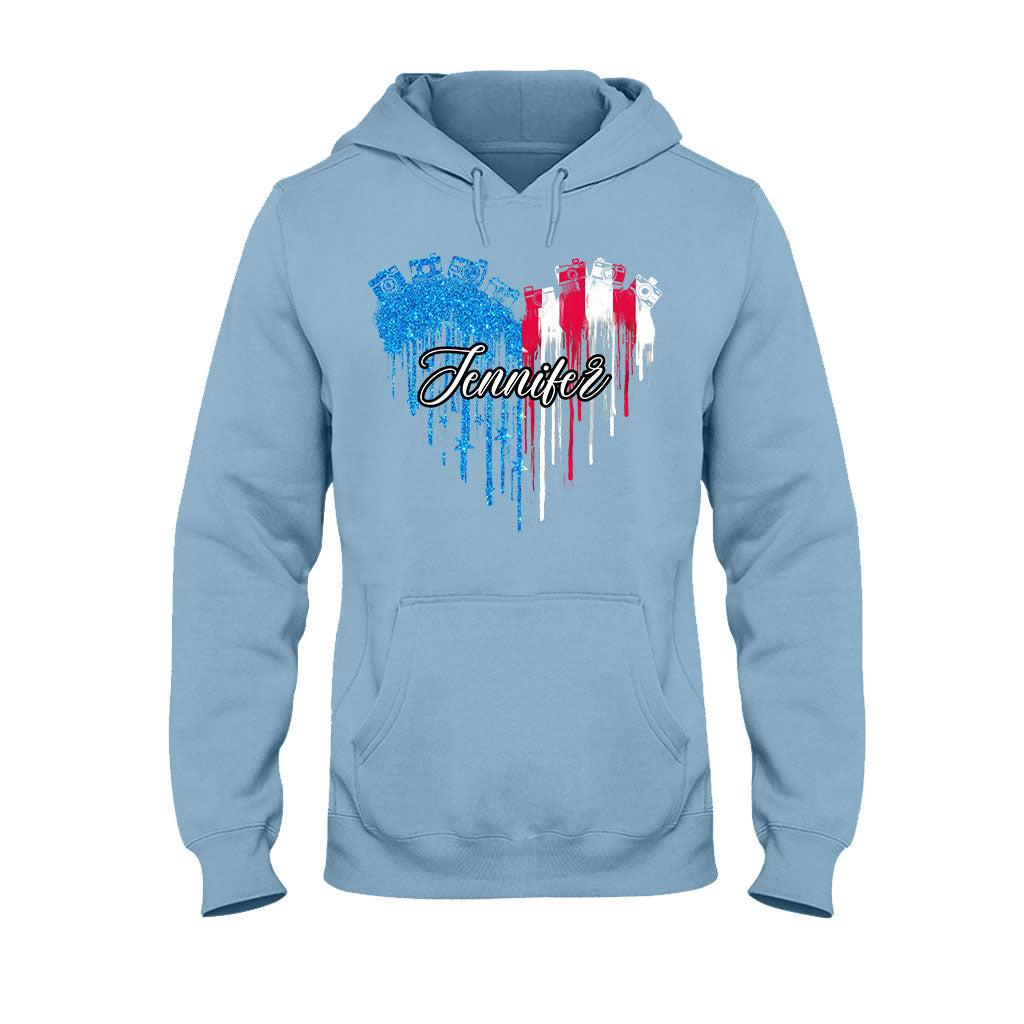 J'adore la photographie - T-shirt et sweat à capuche personnalisés « J'aime la photographie »