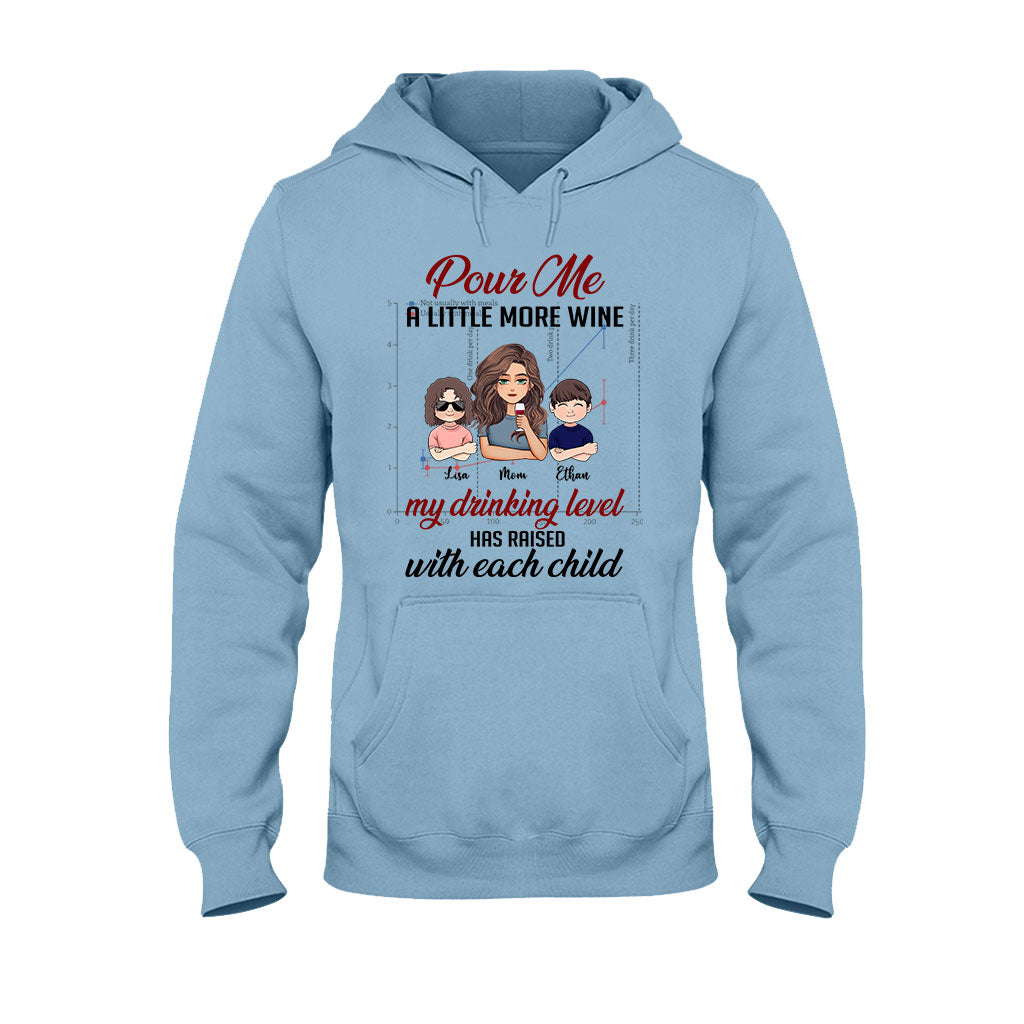 My Drinking Level - Personalized Mother's Day Mother T-shirt and Hoodie