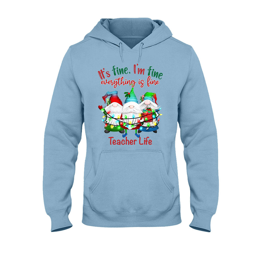 Tout va bien, je vais bien, tout va bien - T-shirt et sweat à capuche personnalisés pour enseignants