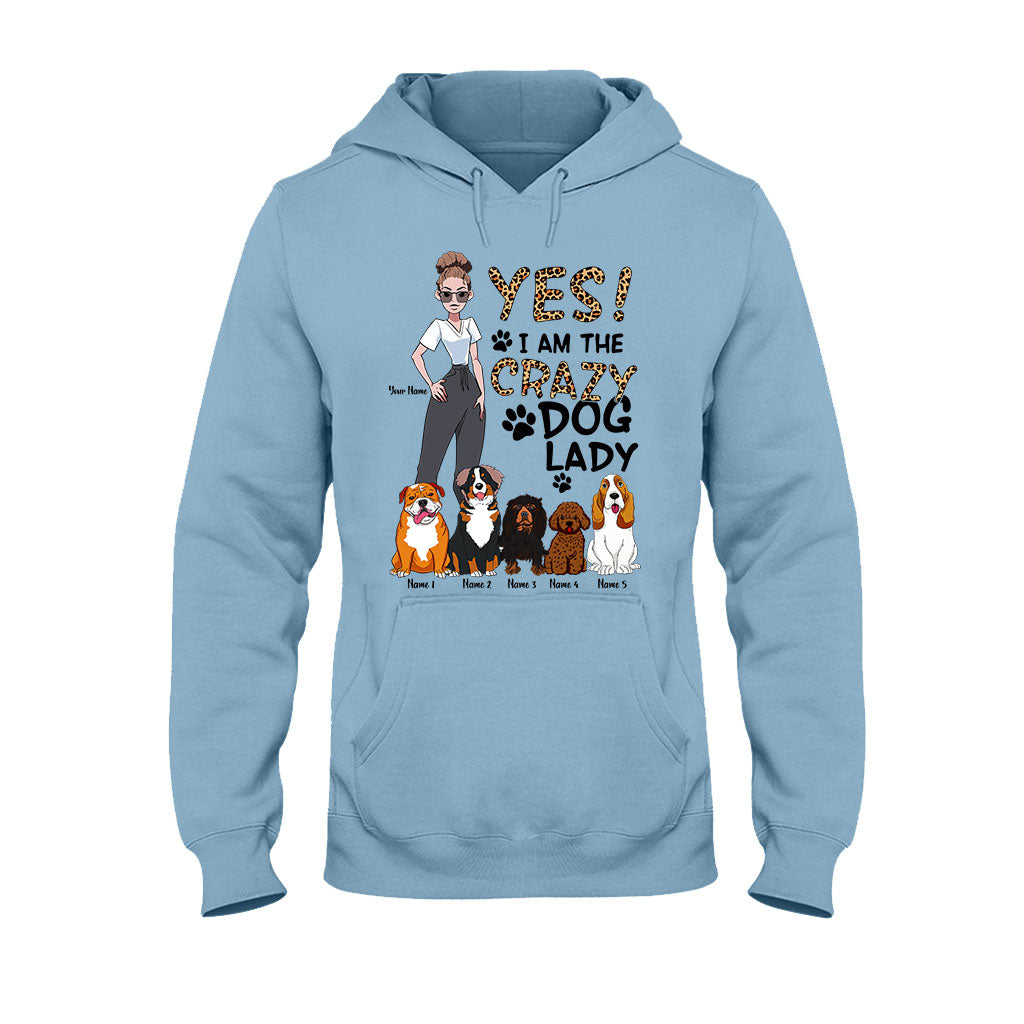 Oui, je suis la folle aux chiens - T-shirt et sweat à capuche personnalisés pour chiens
