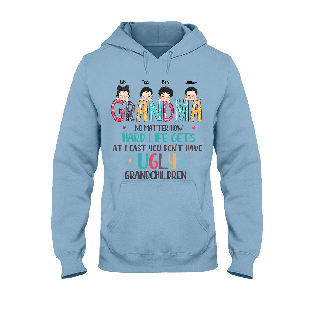 Peu importe les difficultés de la vie - T-shirt et sweat à capuche personnalisés pour la fête des mères et pour grand-mère