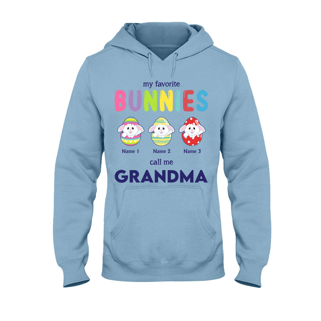 Mes lapins préférés m'appellent grand-mère - T-shirt et sweat à capuche personnalisés pour la fête des mères et Pâques
