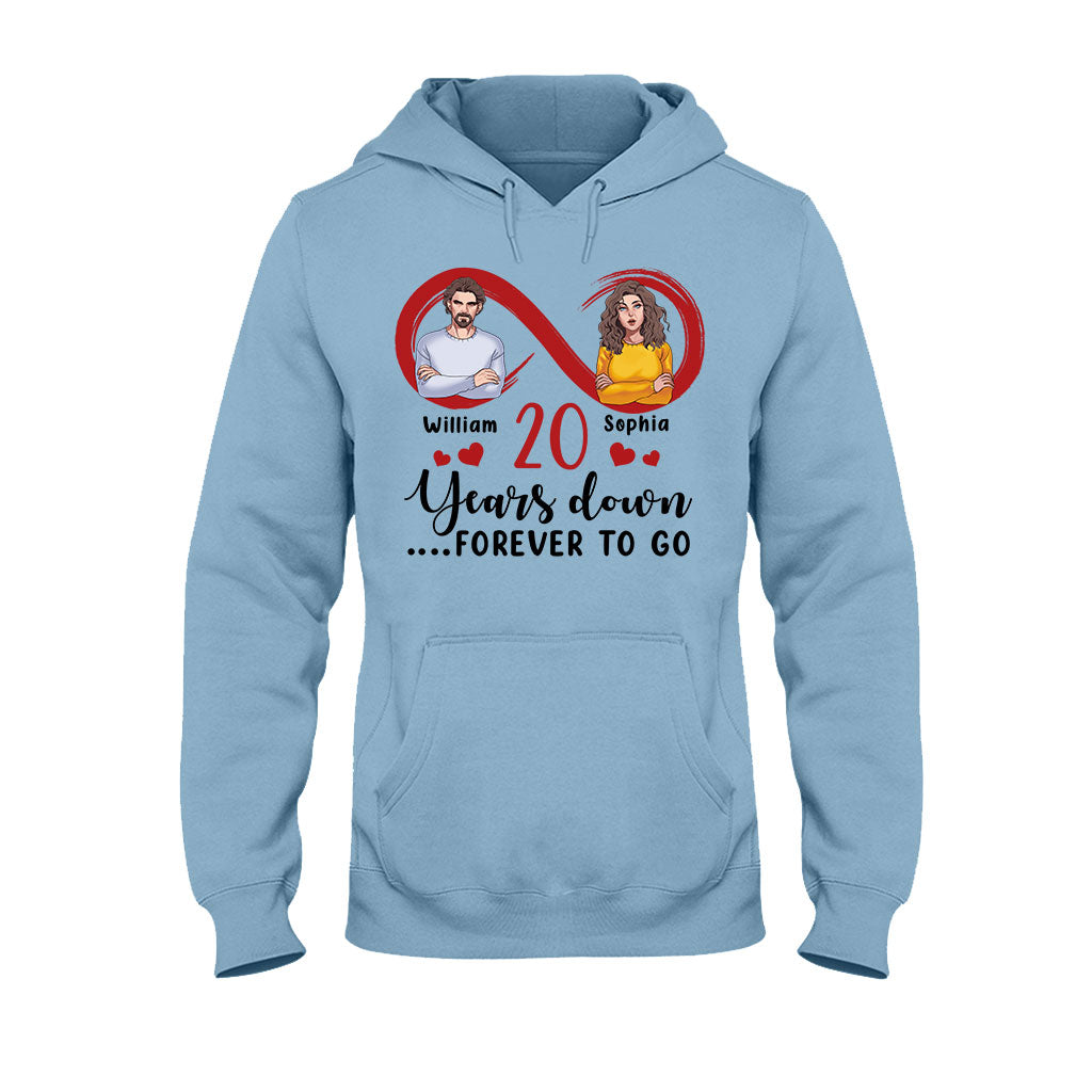 Pour toujours ensemble - T-shirt et sweat à capuche personnalisés pour couples