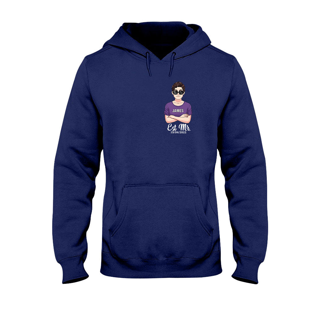 Monsieur et Madame - T-shirt et sweat à capuche personnalisés pour couples