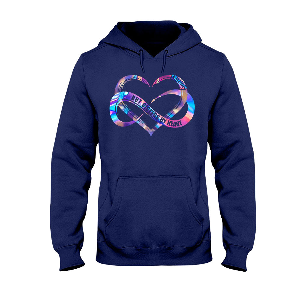 Pas sœurs de sang, mais sœurs de cœur - T-shirt et sweat à capuche personnalisés pour meilleures amies