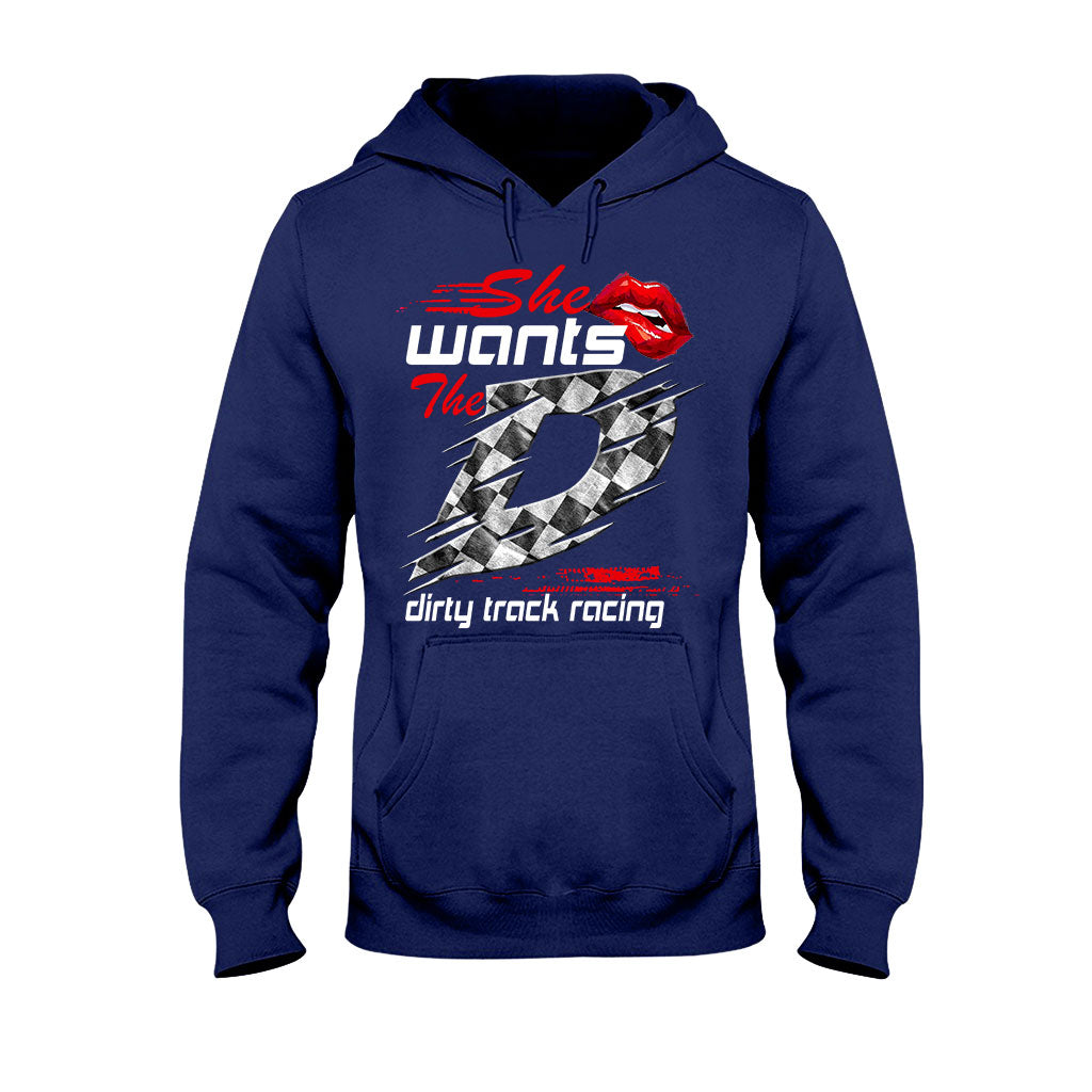She Wants The D - Personalized Racing T-shirt and Hoodie
