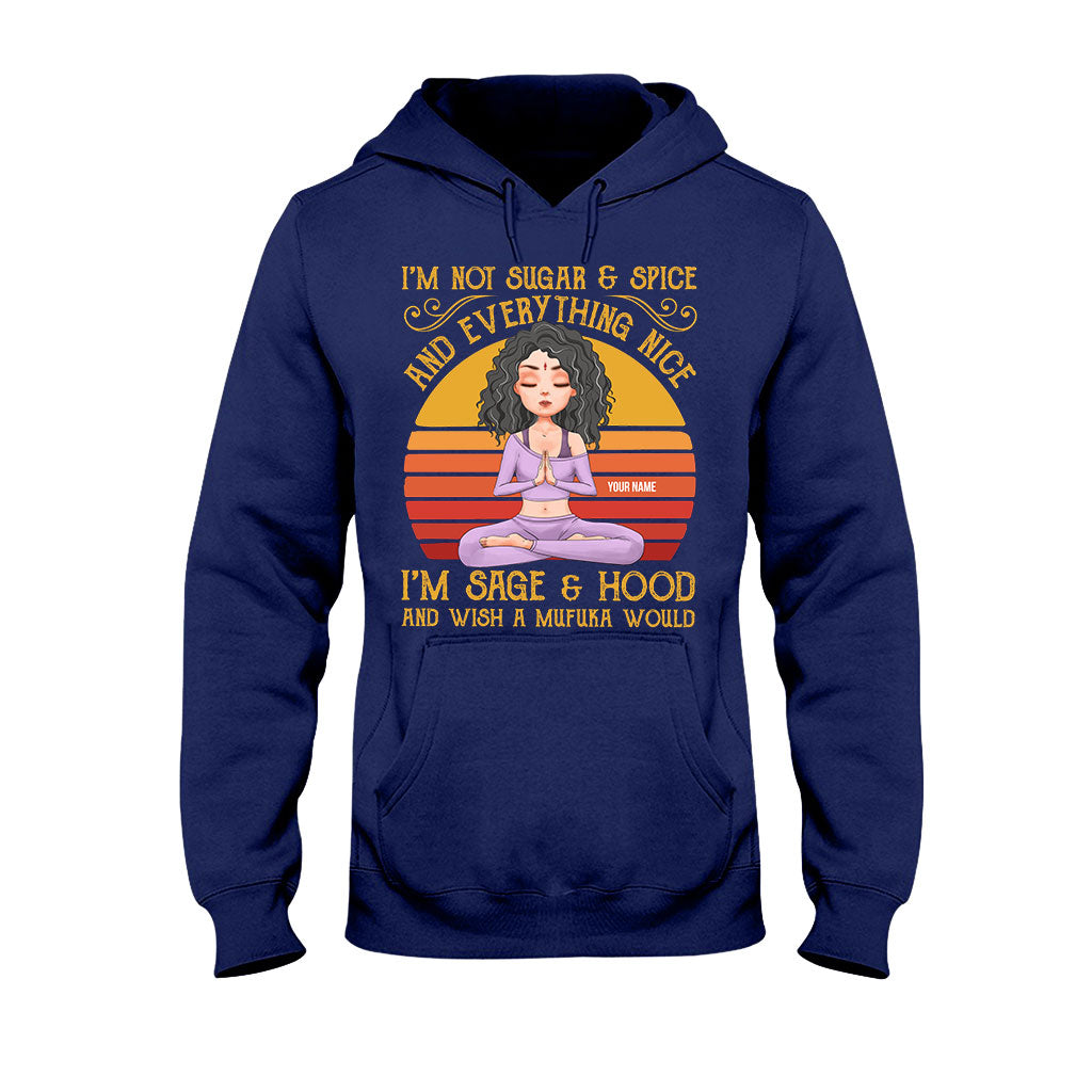 Je suis Sage And Hood - T-shirt et sweat à capuche de yoga personnalisés