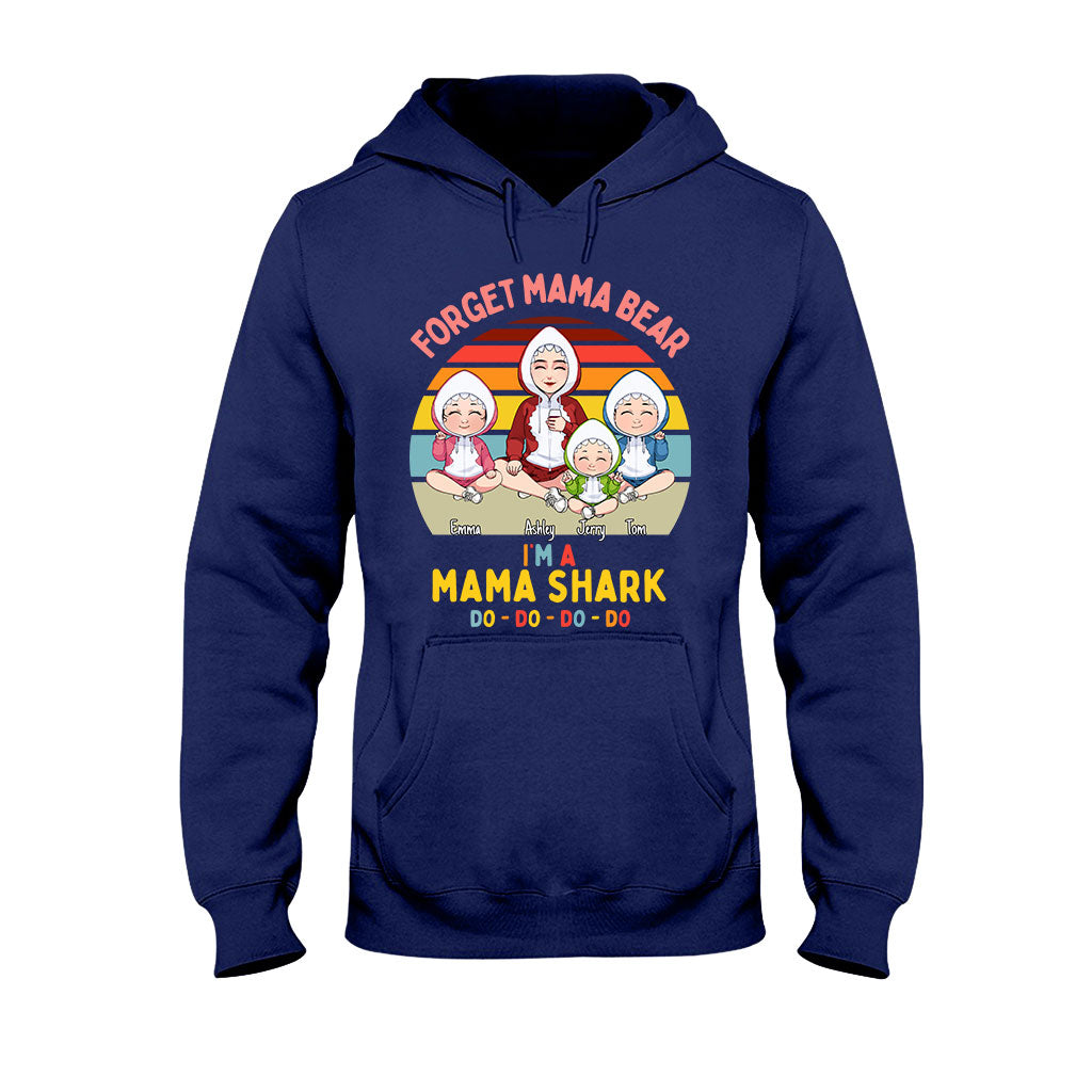 Maman Requin Do Do Do - Cadeau pour maman, papa, grand-mère, grand-père, tante, oncle, amoureux des requins - T-shirt et sweat à capuche personnalisés