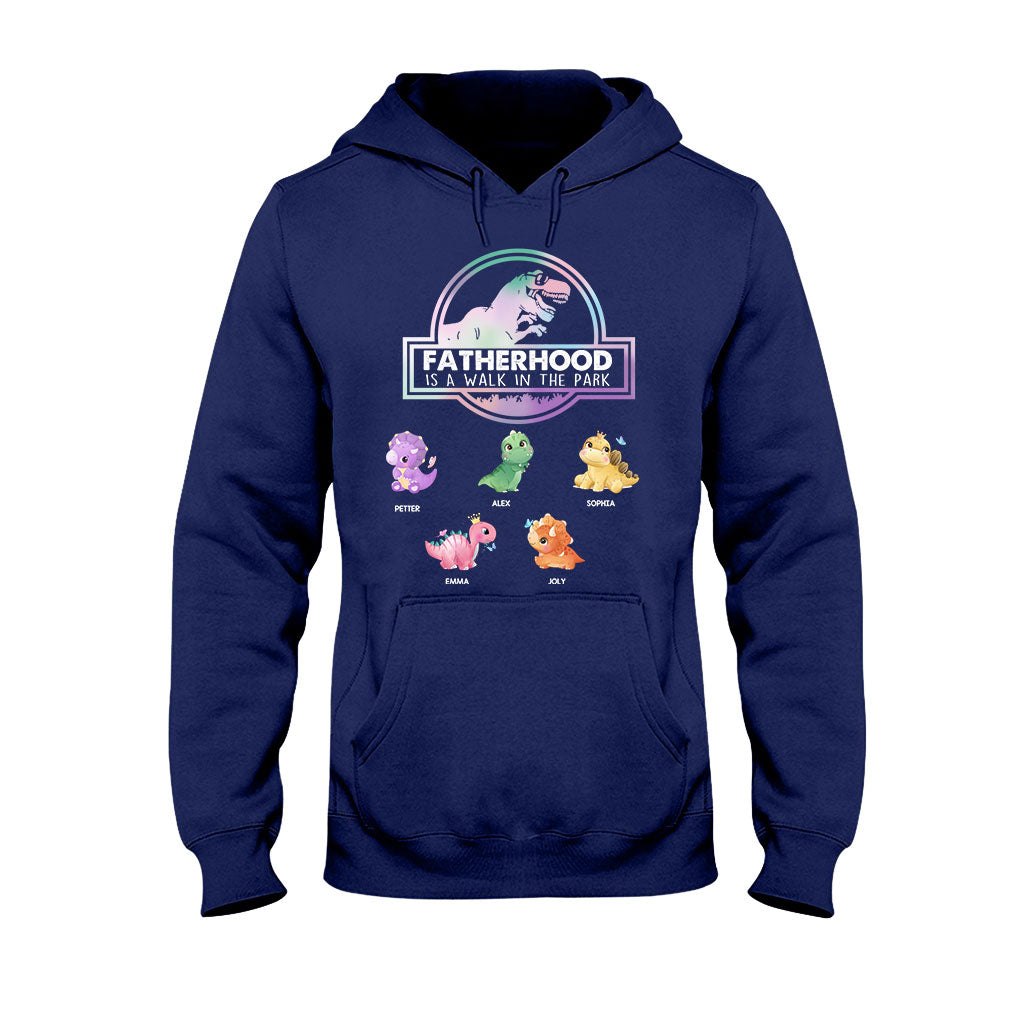 Être père, c'est comme marcher - Cadeau pour papa, grand-père - T-shirt et sweat à capuche personnalisés