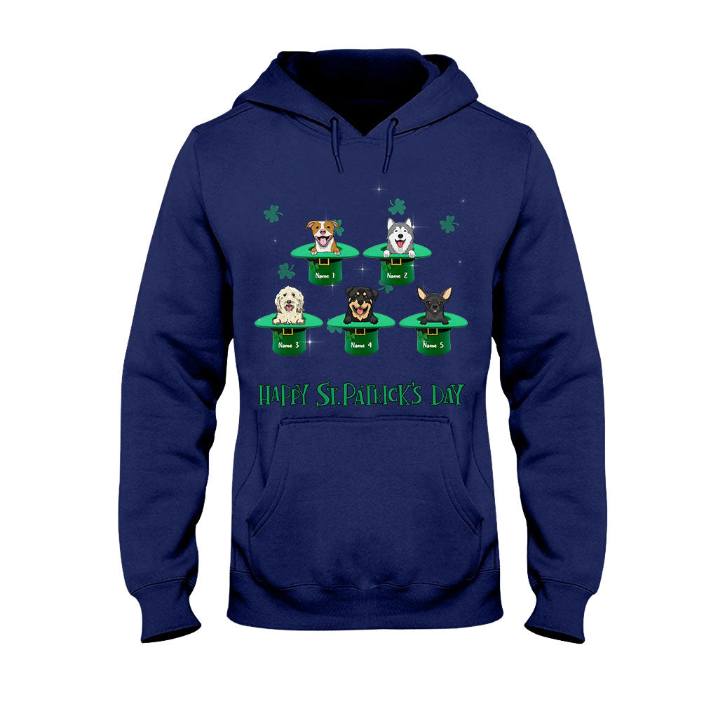 Mes porte-bonheur - T-shirt et sweat à capuche personnalisés pour chien pour la Saint-Patrick