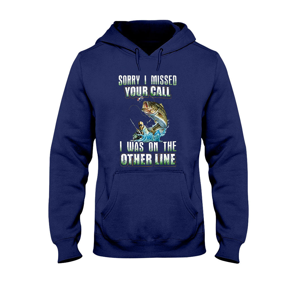 Désolé d'avoir manqué votre appel - T-shirt et sweat à capuche de pêche 112021