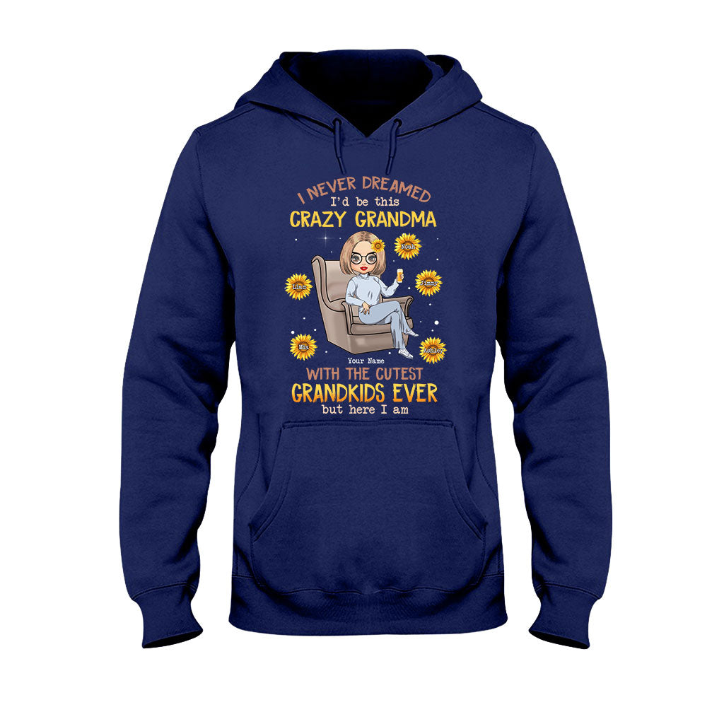 Je n'aurais jamais imaginé être cette grand-mère folle des plus adorables petits-enfants - T-shirt et sweat à capuche personnalisés