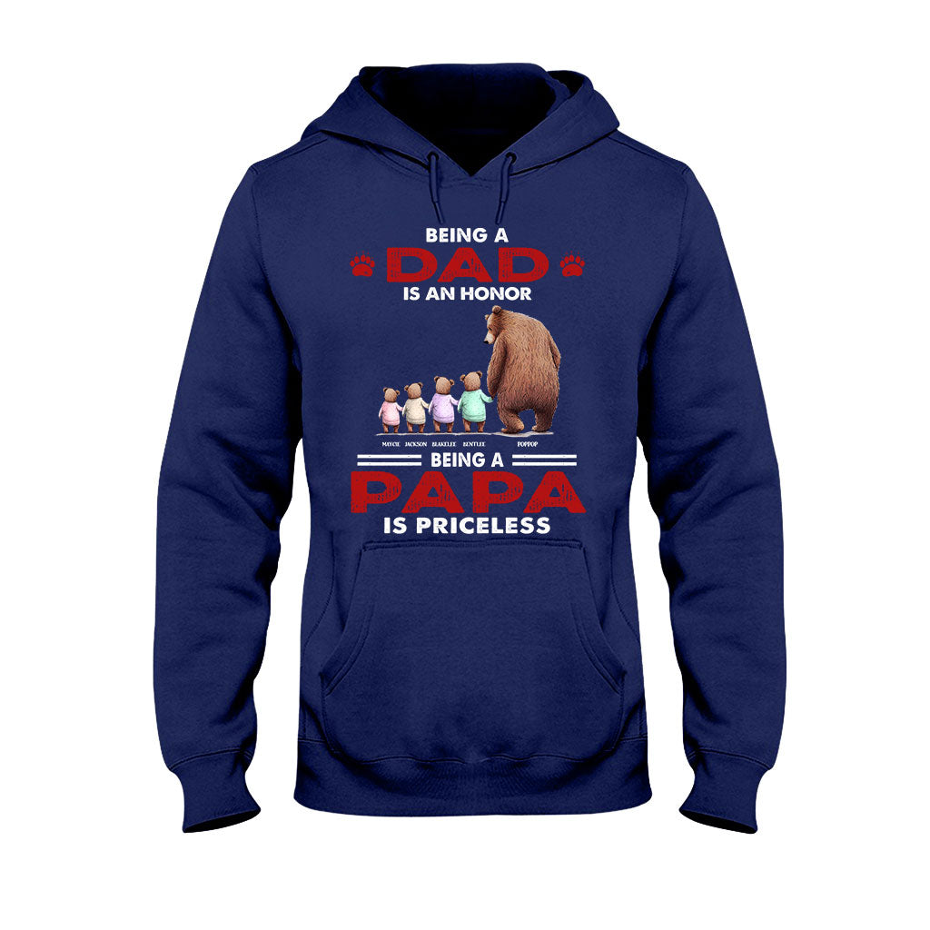 Papa Ours Inestimable - T-shirt et sweat à capuche personnalisés pour la fête des pères - Grand-père