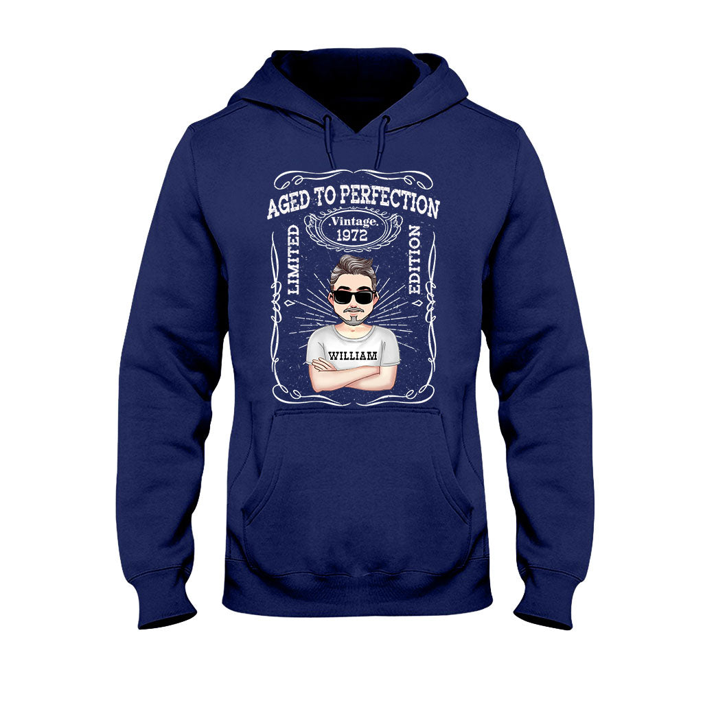 Vieilli à la perfection - T-shirt et sweat à capuche d'anniversaire personnalisés