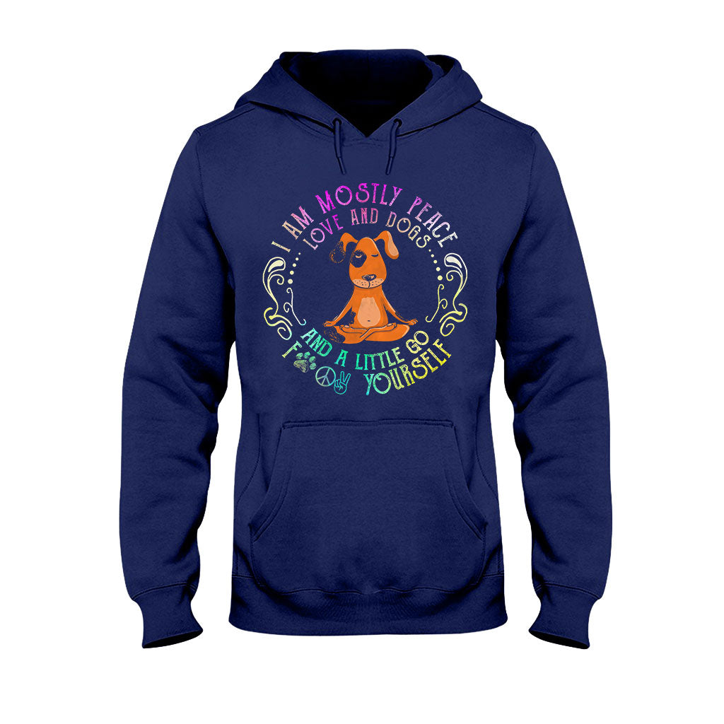 T-shirt et sweat à capuche « Principalement en paix » pour chien - 062021