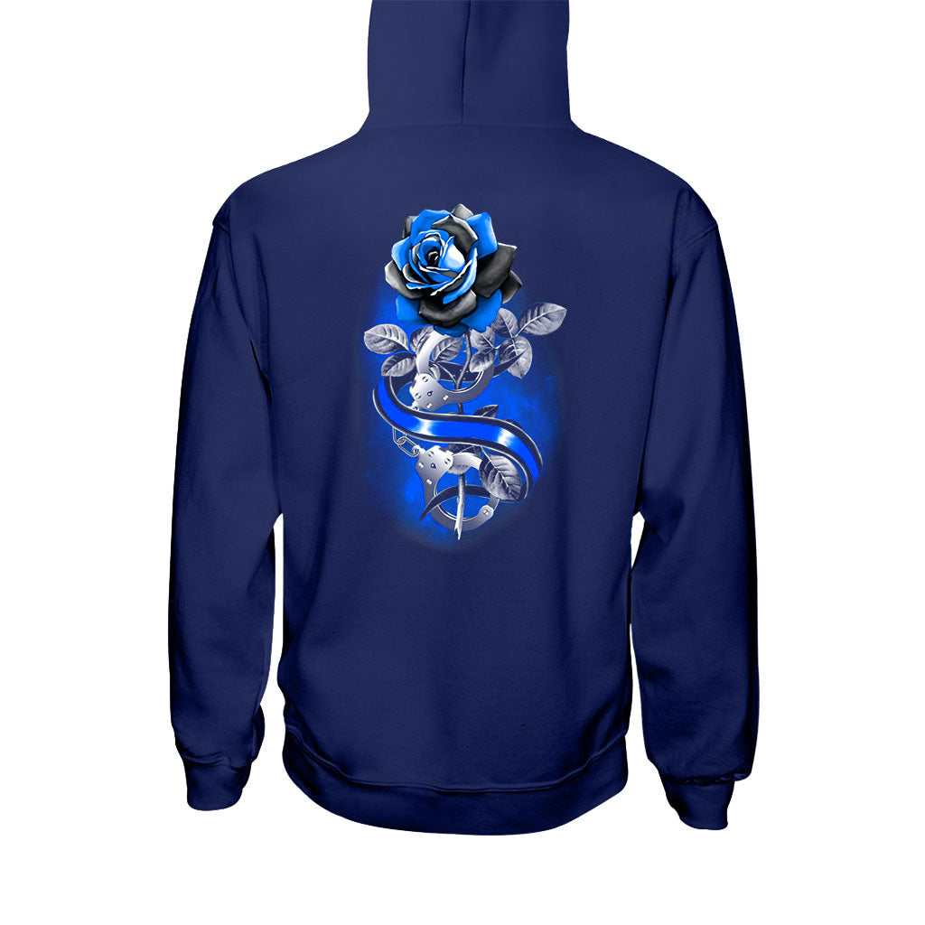 T-shirt et sweat à capuche Blue Rose - Policier 062021