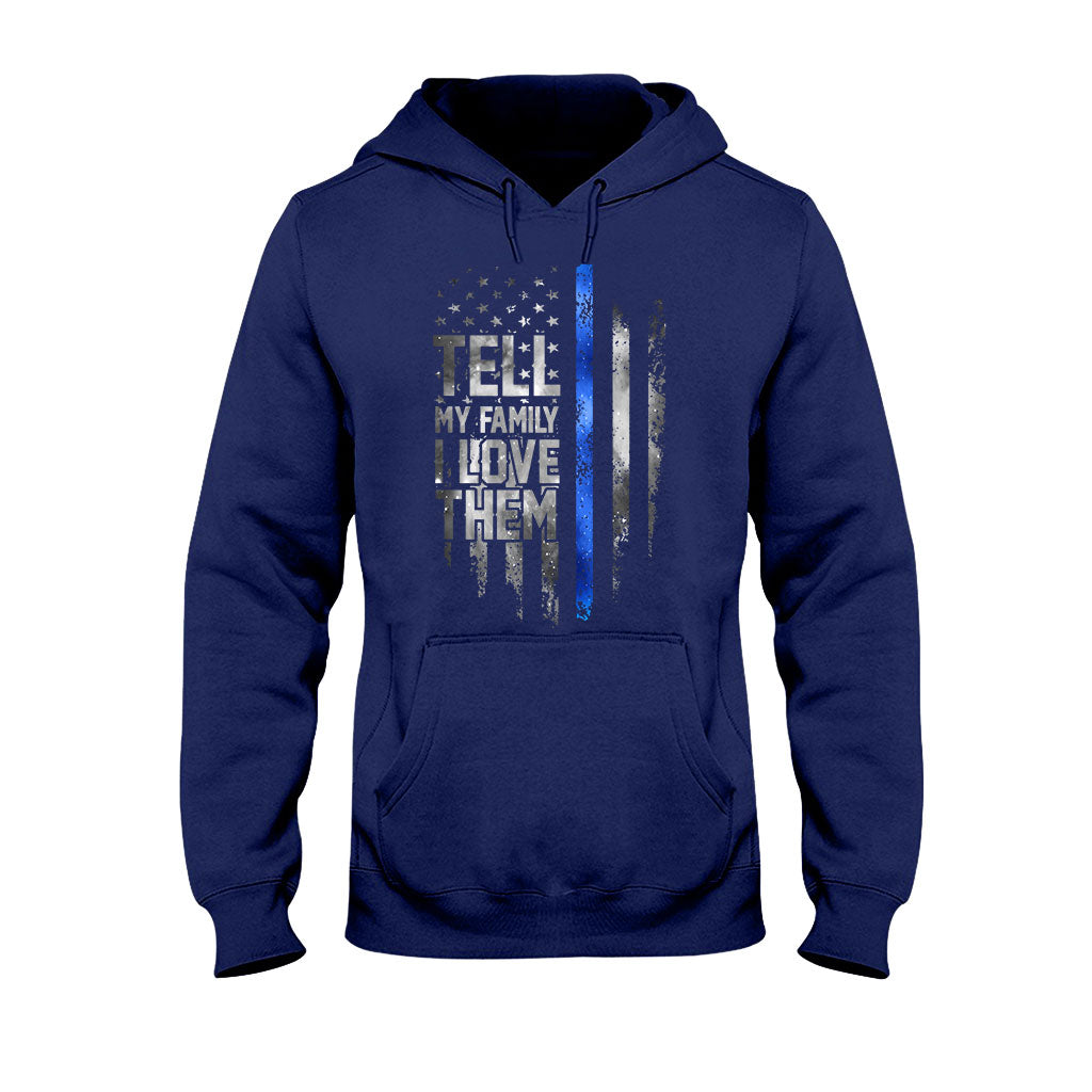 Dites-le à ma famille - T-shirt et sweat à capuche « Policier » 062021