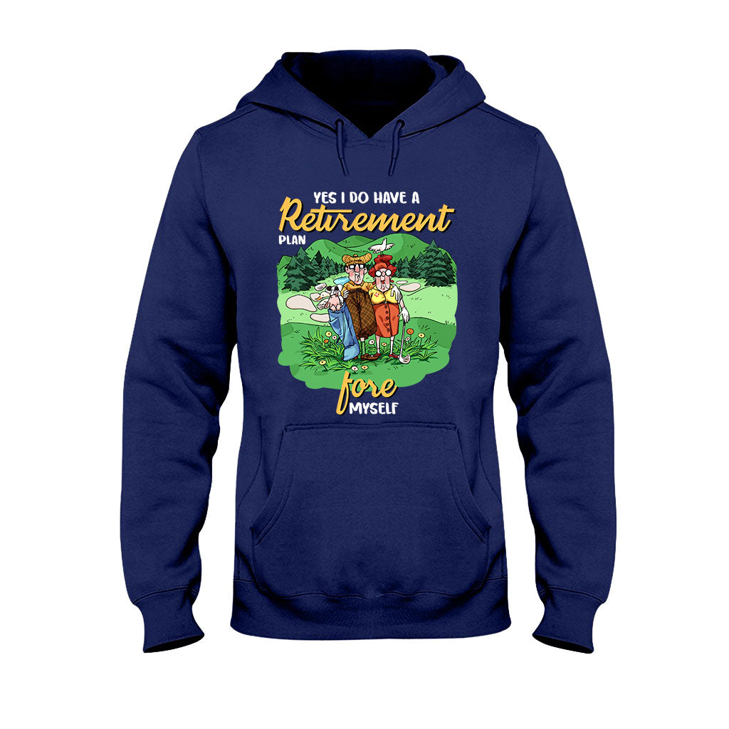 Oui, j'ai un plan de retraite - T-shirt et sweat à capuche de golf