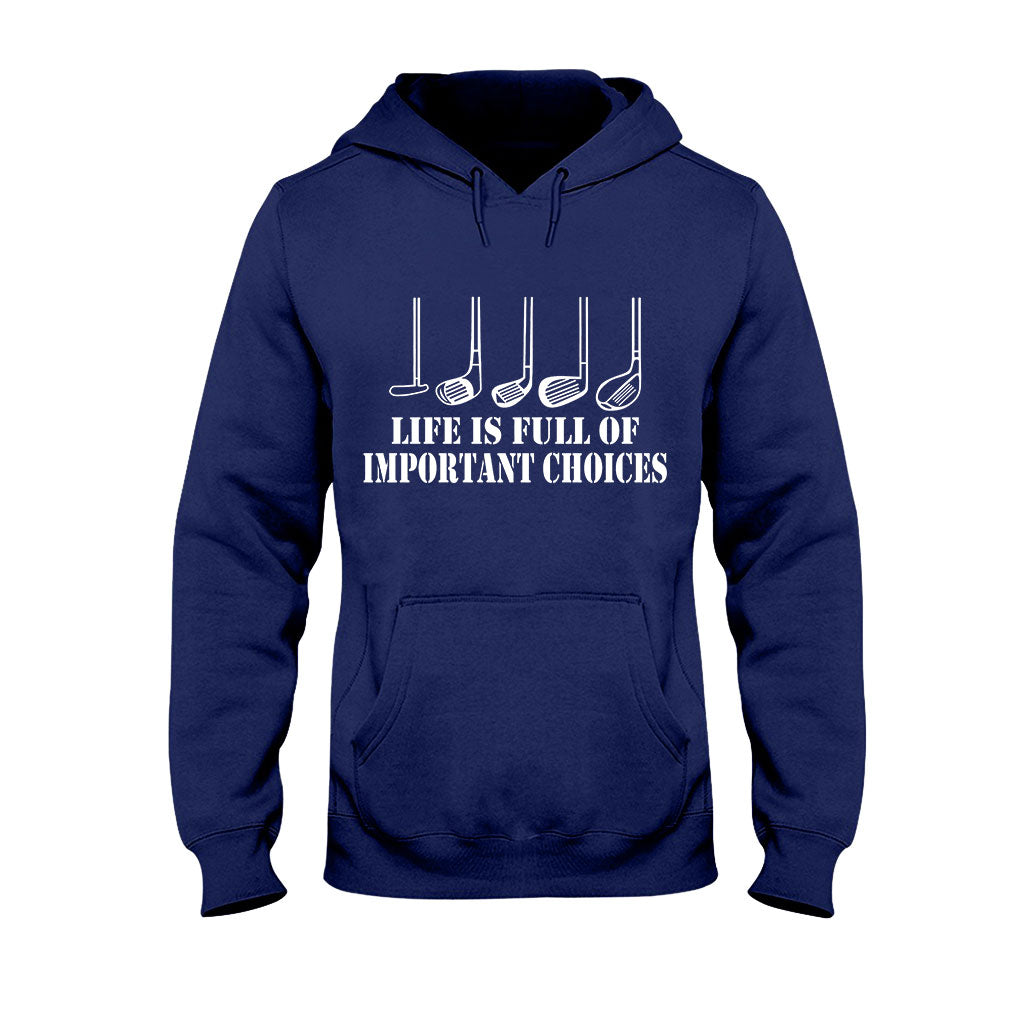 La vie est pleine - T-shirt et sweat à capuche de golf 062021