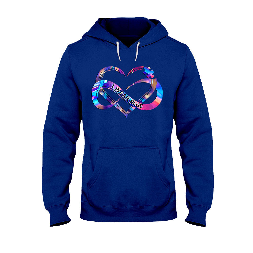 Je porte du bleu - T-shirt et sweat à capuche personnalisés pour la sensibilisation à l'autisme