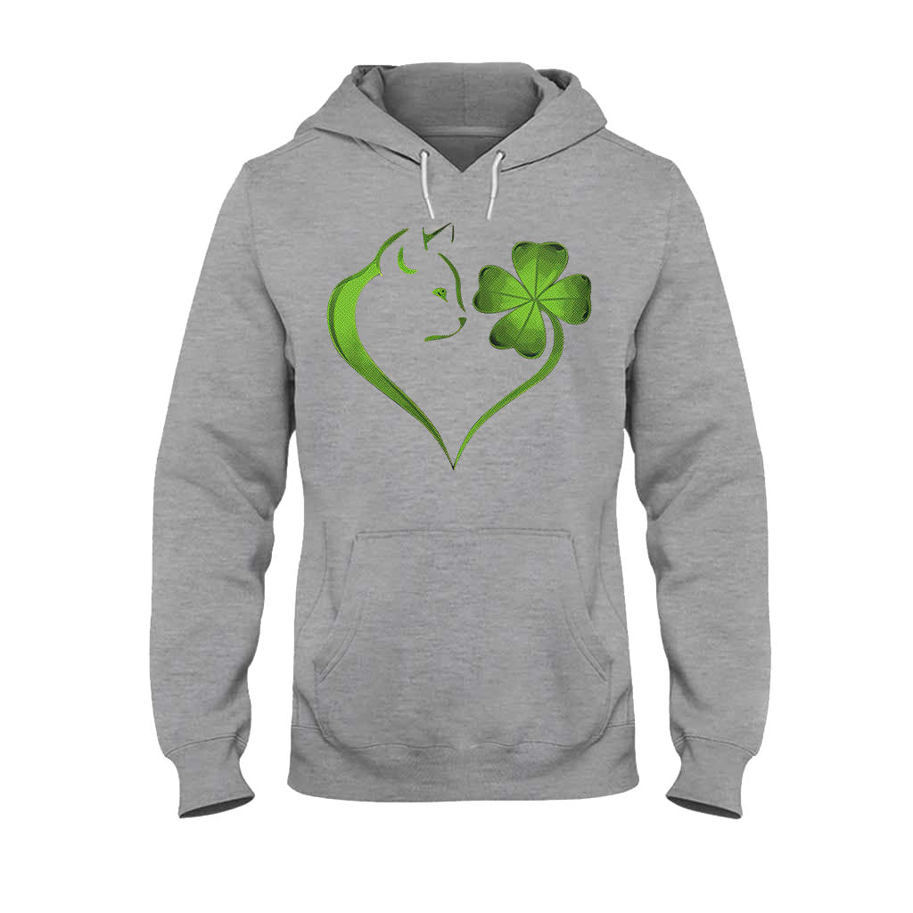 T-shirt et sweat à capuche Cat Heart Irish 0119